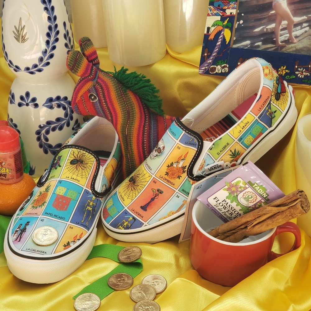 Loteria Vans Classic Slip-on Women’s 9.5. Day of the Dead